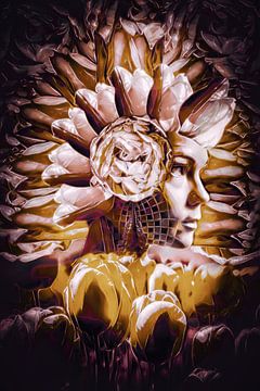 Vrouwe Tuline, godin van de tulpen van Helga Blanke