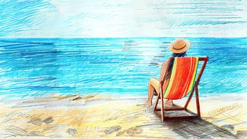 Ruhe und Gelassenheit am Strand von Frank Heinz