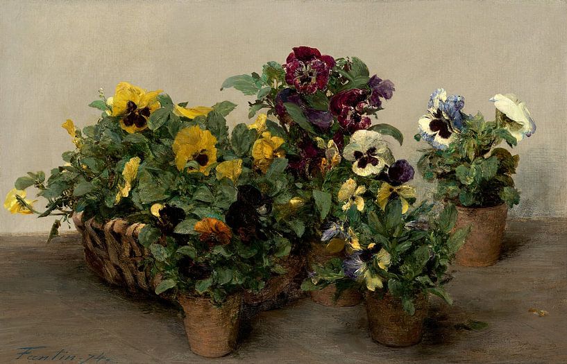 Violets, Henri Fantin-Latour - 1874 by Het Archief