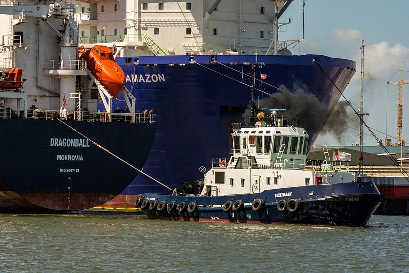 Tug in action in the Waalhaven Rotterdam by scheepskijkerhavenfotografie