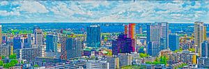 Rotterdam Panorama Skyline