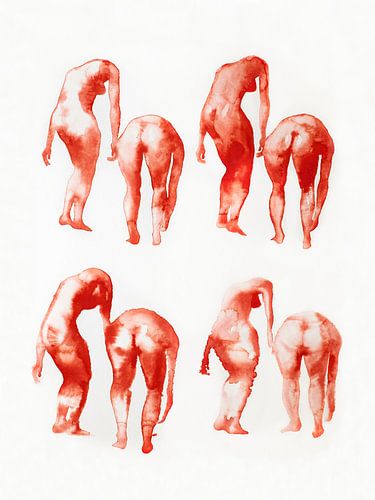 Figuur Bewegingsstudie 2x4