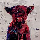 Funky cow portrait paper collage by Western Exposure thumbnail