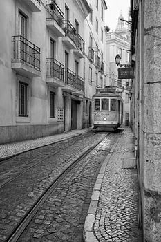 Linha 28 | Lissabon in Schwarzweiß