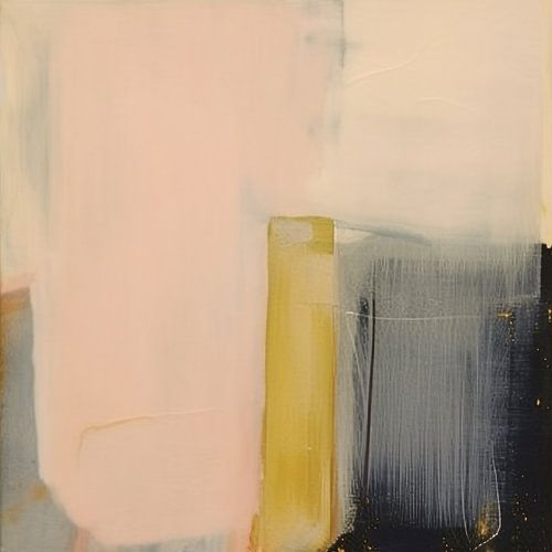 Moderner Abstrakt in Pastellfarben