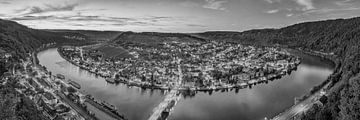 Traben-Trarbach sur la Moselle en noir et blanc sur Manfred Voss, Photographie Noir et Blanc