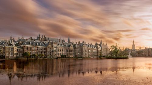 The Hague: Binnenhof at sunset