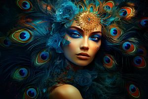 Maquillage bleu