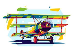 Fokker Dr. I dans WPAP sur Lintang Wicaksono