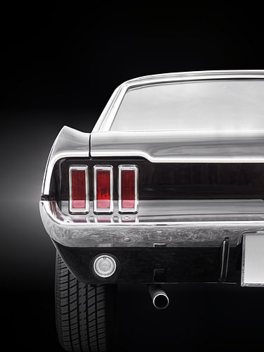 Amerikanischer Sportwagen 1967 Heck