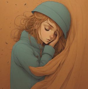 The sleeping girl by Gert-Jan Siesling