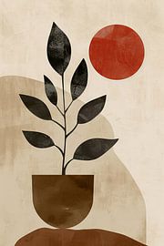 Modern art plants by Poster Art Shop