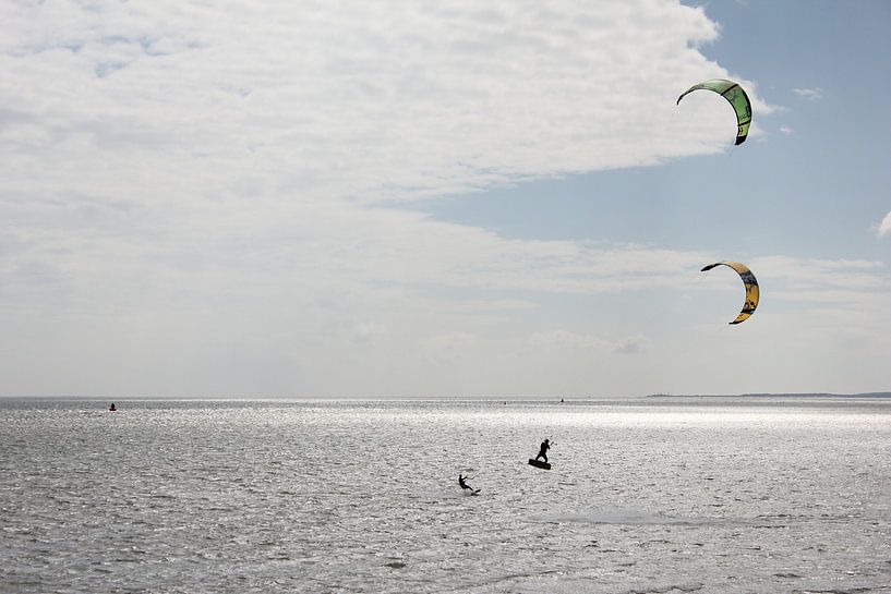 Kitesurfen op Terschelling von Nynke van der Ploeg