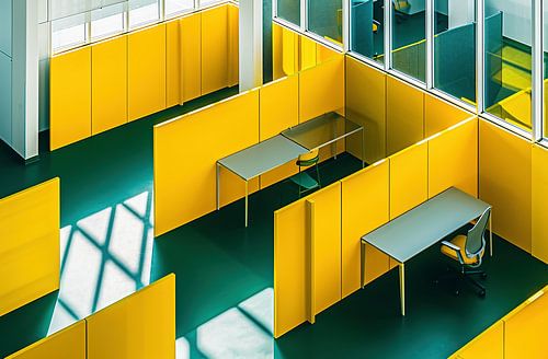 Colourful urban architecture