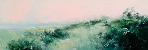 Landschaft im Nebel
