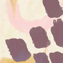 Modern shapes and lines abstract art  in pastel colors no 5_2 by Dina Dankers thumbnail