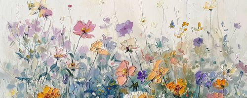 Bloemenzang in Pastel