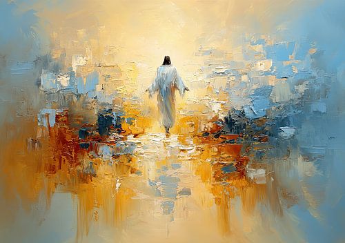 Jezus Christus op weg naar het licht