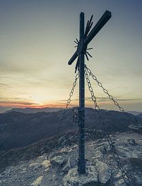 Croix avec coucher de soleil sur Markus Ocker
