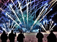 Vuurwerk in Katwijk