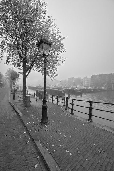 Amsterdam brumeuse par Peter Bartelings