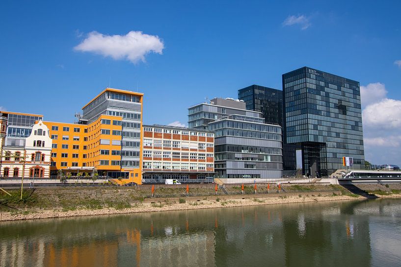 At the commercial port of Düsseldorf by Michael Ruland