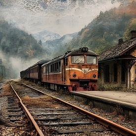 verlassener Bahnhof von Nick Wendt