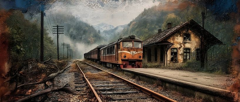 verlassener Bahnhof von Nick Wendt