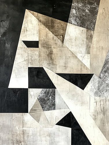 Teintes terreuses et triangles
