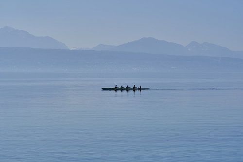 Harmonie in lichtblauw