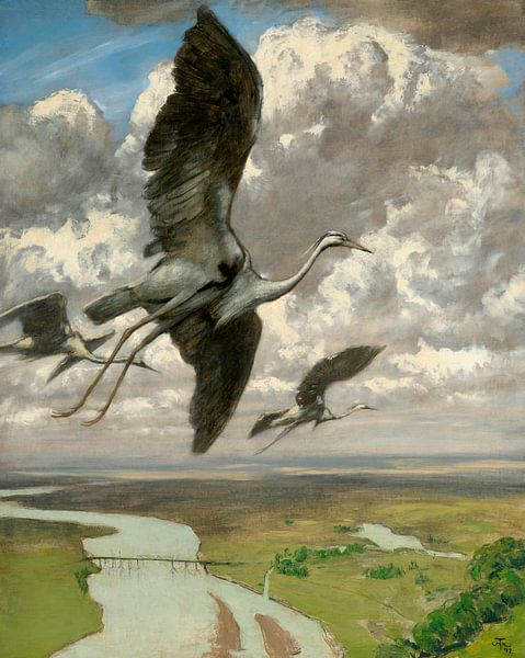 Wondrous Birds, Hans Thoma by Masterful Masters