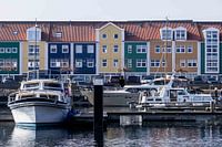 Colored houses in Hellevoetsluis