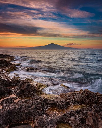 De kust van Sicilië