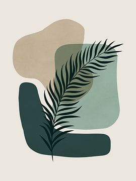 Abstract Botanical Print sur MDRN HOME