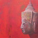 Buddha Red I by Helma van der Zwan thumbnail