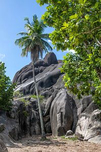 Giant Union Rock auf La Digue (Seychellen)