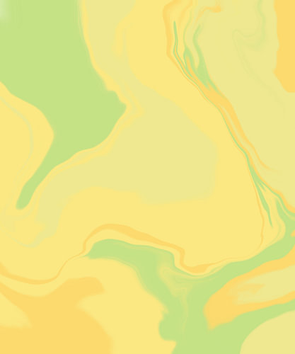 Pastel Yellow and Green Liquid Marble Abstract Art