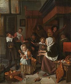 The Feast of St. Nicholas, Jan Havicksz. Steen