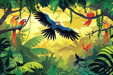 Het Levendige Jungle Avontuur van Thea