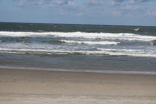 Texelse golven met schuimkop