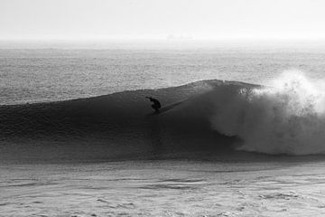 Surfer am Ankerpunkt Marokko von Wendy Bos