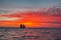 Key west sunset van Marcel Wagenaar thumbnail