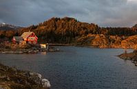 Lofoten Das Haus am See von Harald Marchhart Miniaturansicht