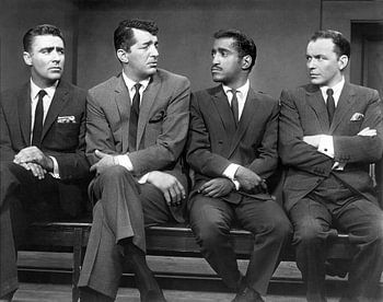 Ocean's Eleven Rat Pack (b/w photo)