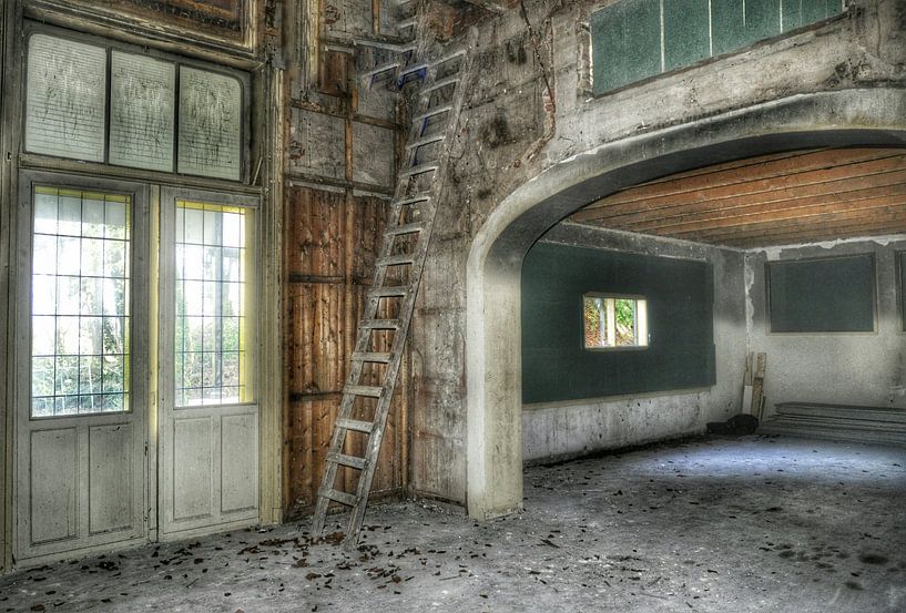 Urbex Ladder by Fatima Maria Mernisi