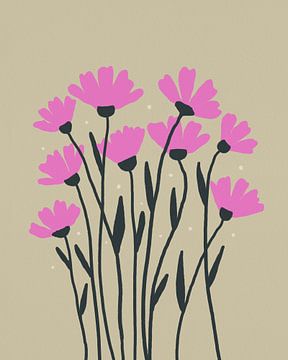 Roze bloemen
