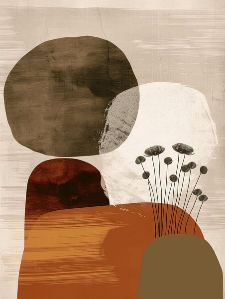 Japandi, modern and abstract by Japandi Art Studio
