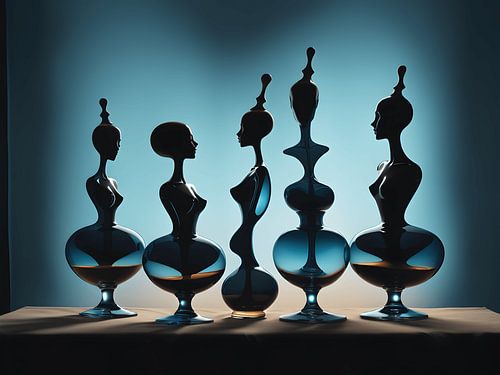 De surrealistische zandloper