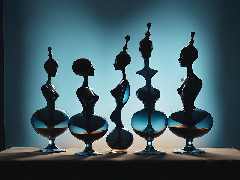 The surreal hourglass by Jolique Arte