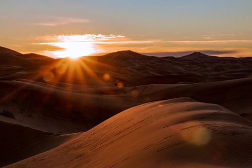 Sonnenaufgang Wüste Marokko